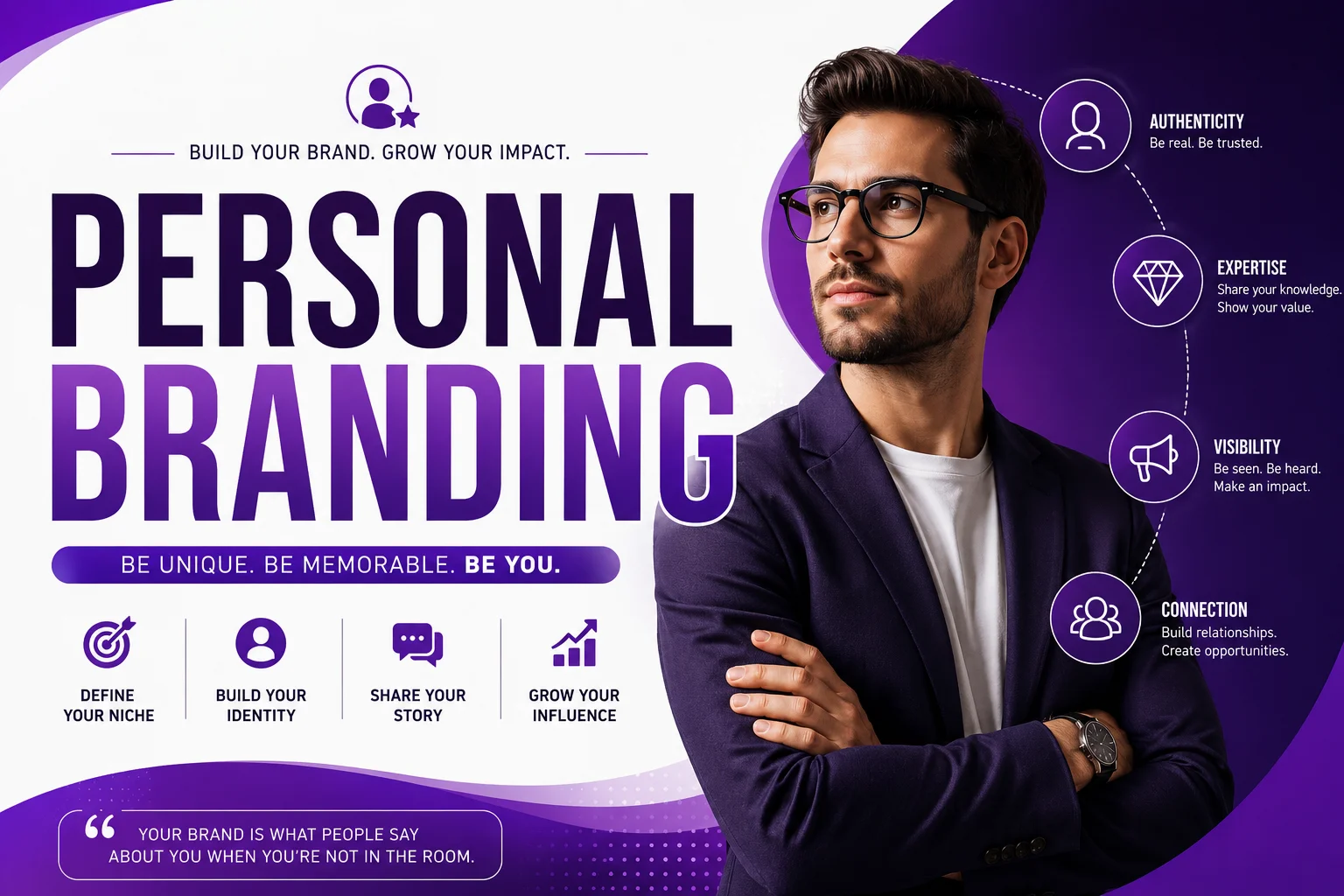 Personal branding illustration